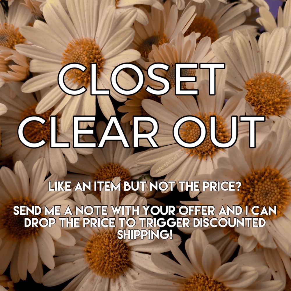 CLOSET CLEAR OUT DAY!